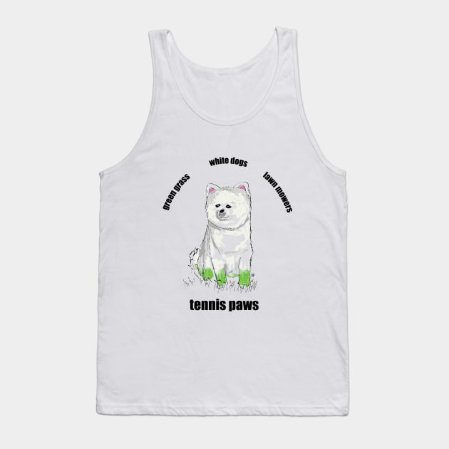 Tennis Paws Tank Top by dbogart